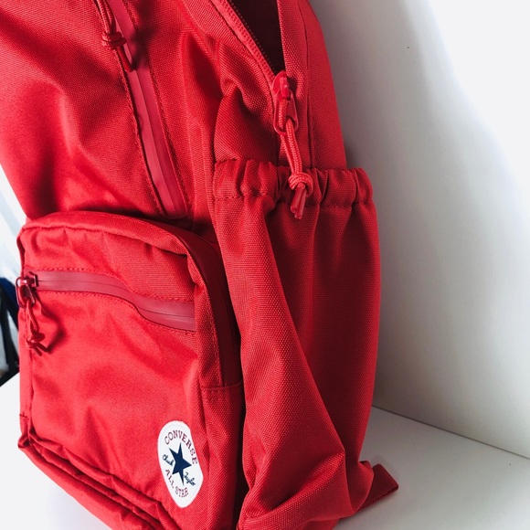 Converse Ctas Unisex All Purpose Backpack/Bag Red - Picture 4 of 8